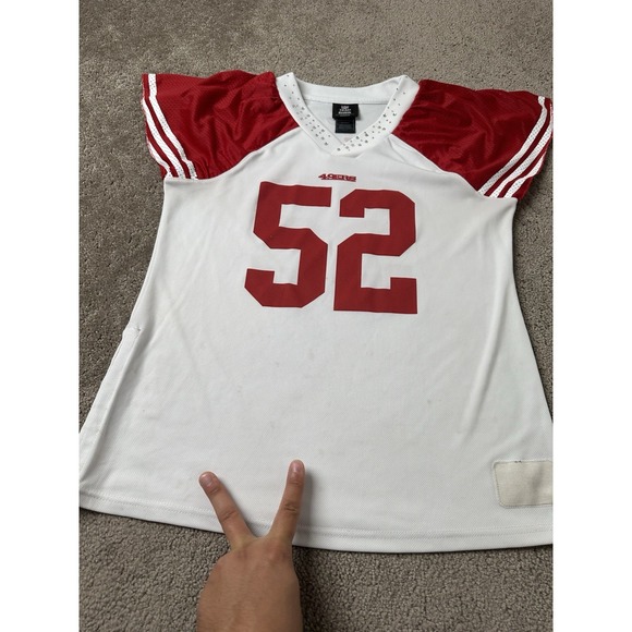 Women's Jersey Reebok NFL San Francisco 49ers #52 Patrick Willis, Size M - Picture 6 of 7